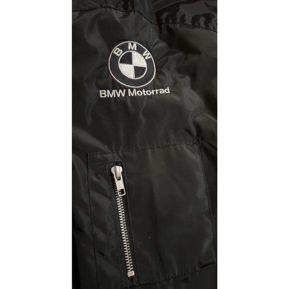 Unbranded Men’s Jacket Bomber Style Black SZ 2X With Flag And Other Patches - Picture 12 of 13